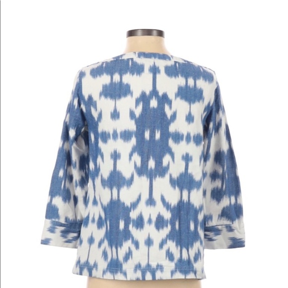 Vineyard Vines size xsmall blue print Preppy top - Picture 3 of 5